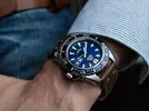 Orient Mako XL Blue Brown leather strap1.webp